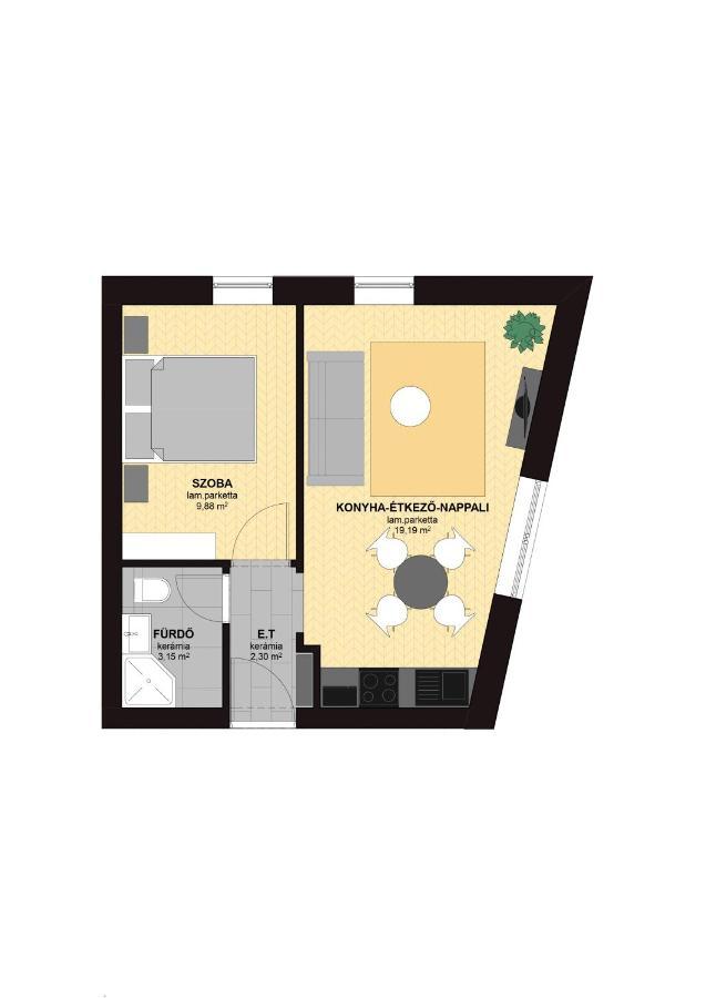 Dotis Apartman Tata Dış mekan fotoğraf