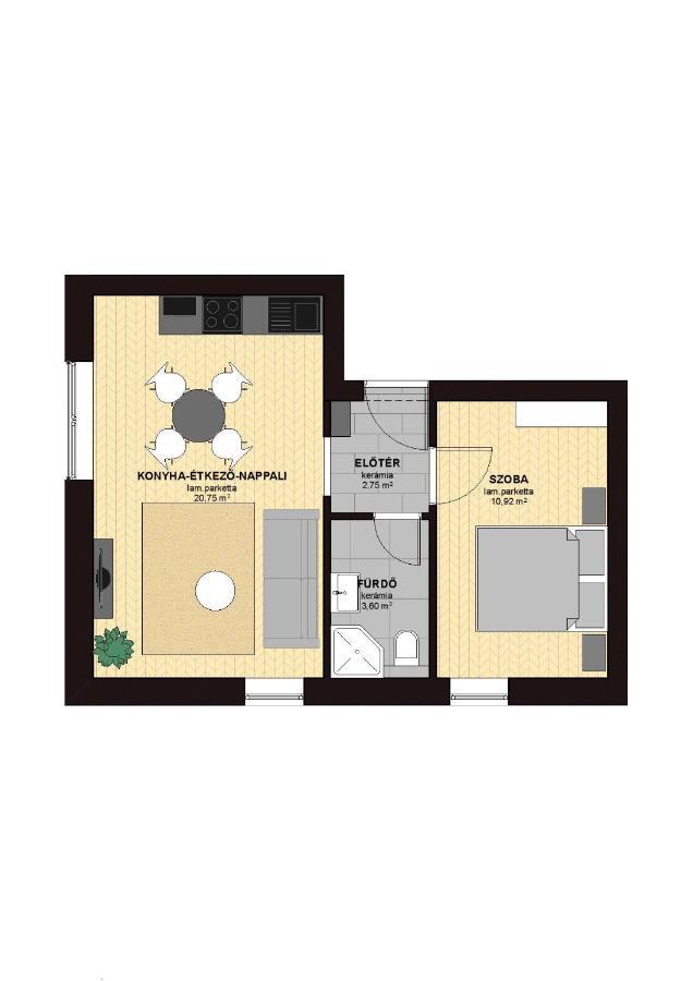 Dotis Apartman Tata Dış mekan fotoğraf