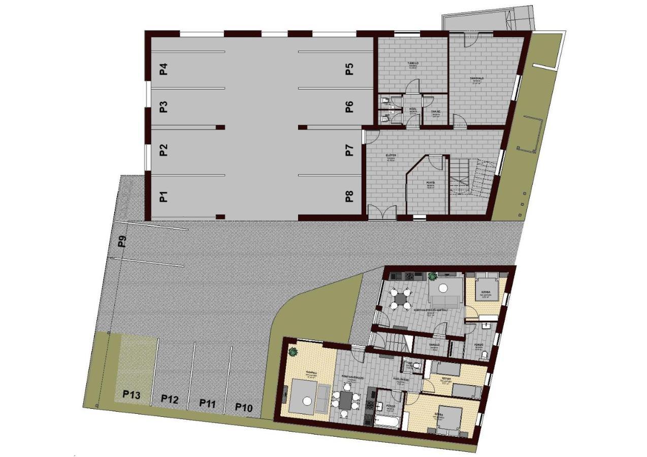 Dotis Apartman Tata Dış mekan fotoğraf