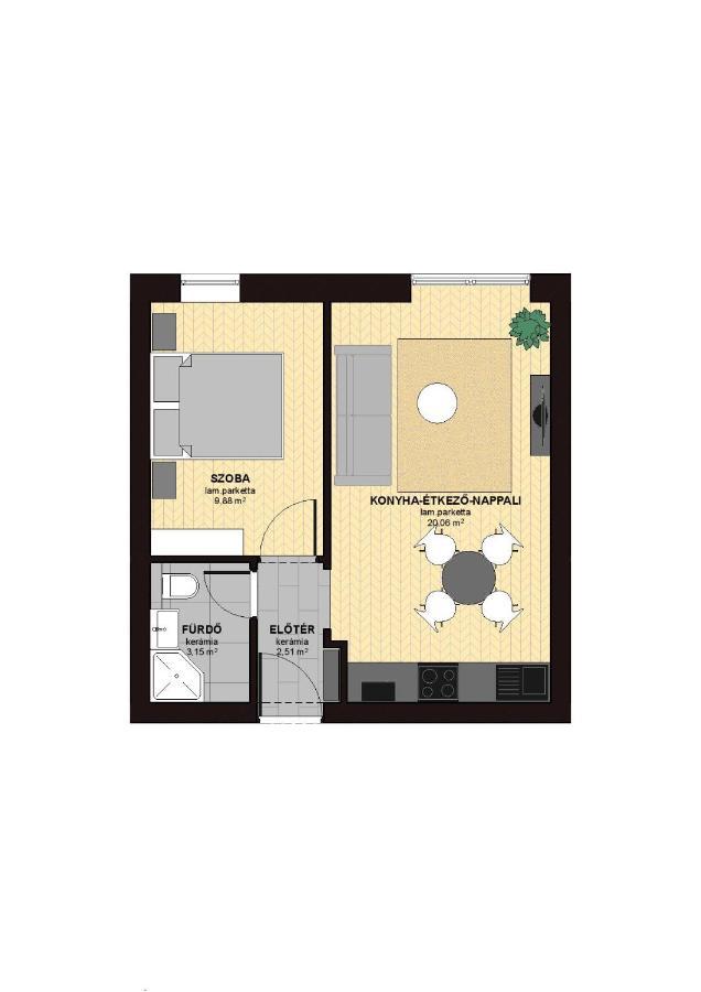 Dotis Apartman Tata Dış mekan fotoğraf